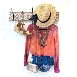 Silk Embellished Blouse